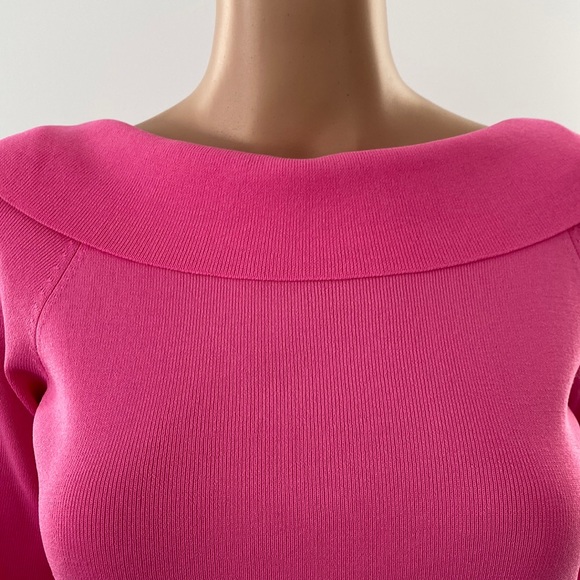Joseph A. Women's Bright Pink Knit pullover top, Small - Picture 2 of 11